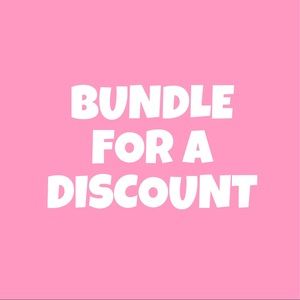 BUNDLE FOR A DISCOUNT! 💥